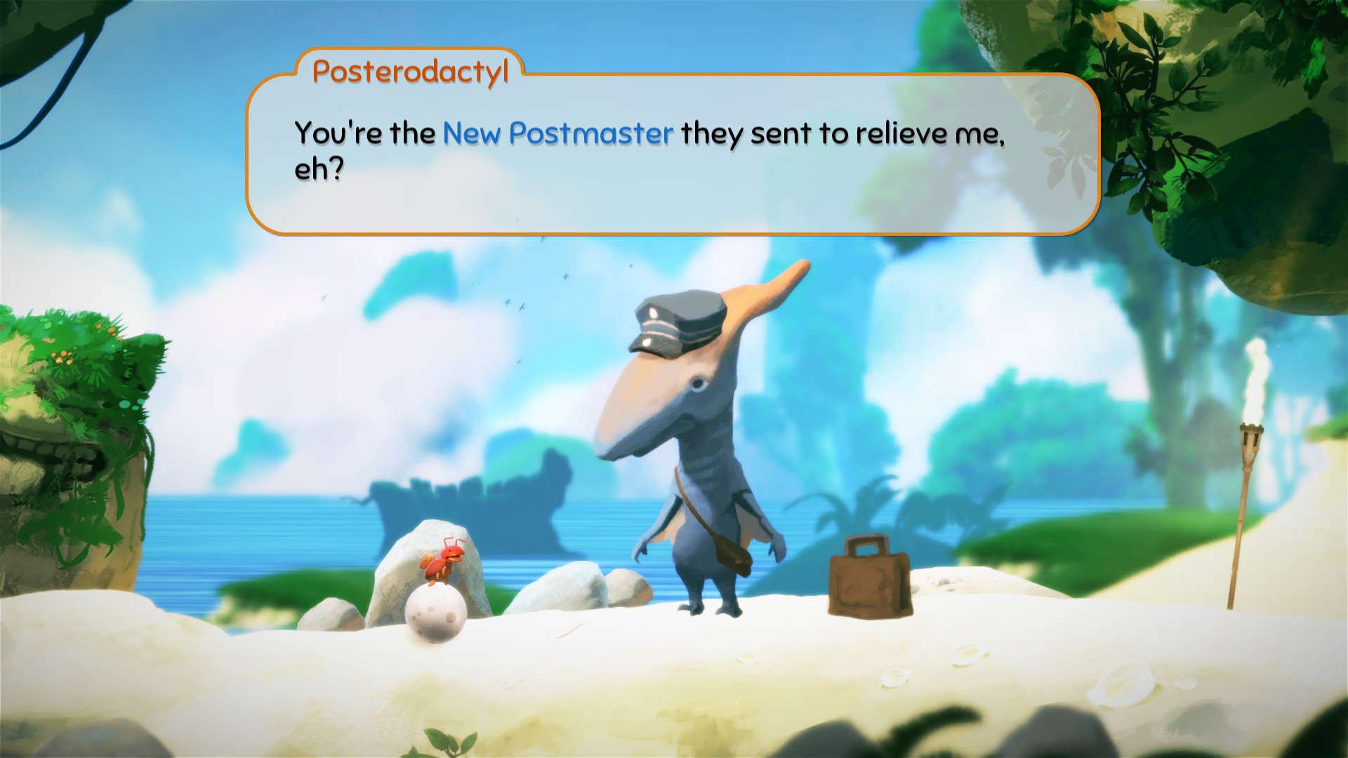 Captura: Yoku's Island Express