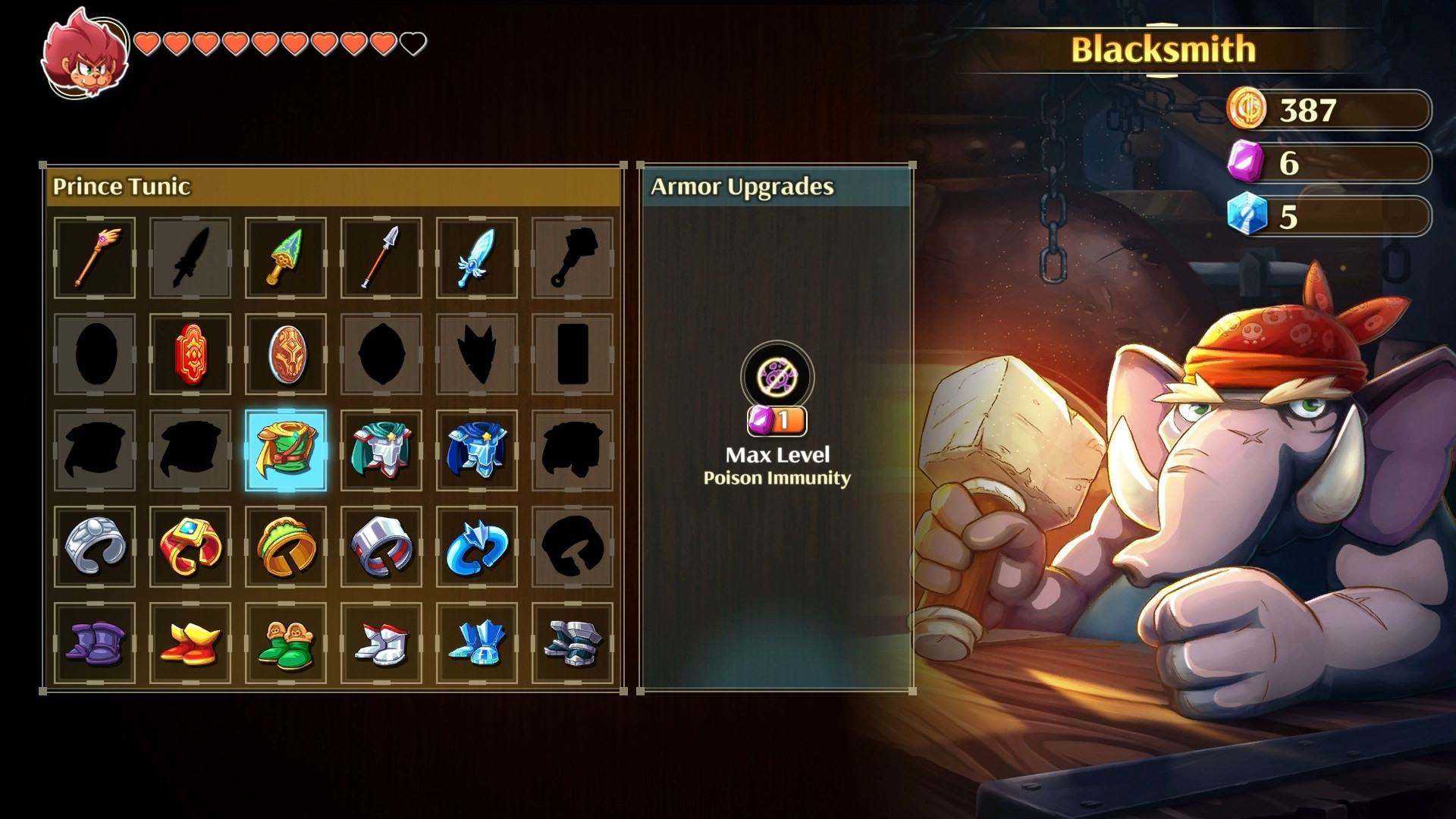 Captura 9: Monster Boy and the Cursed Kingdom