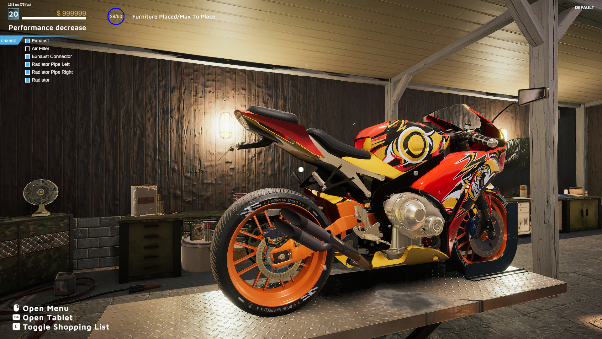 Captura: Motorcycle Mechanic Simulator 2021