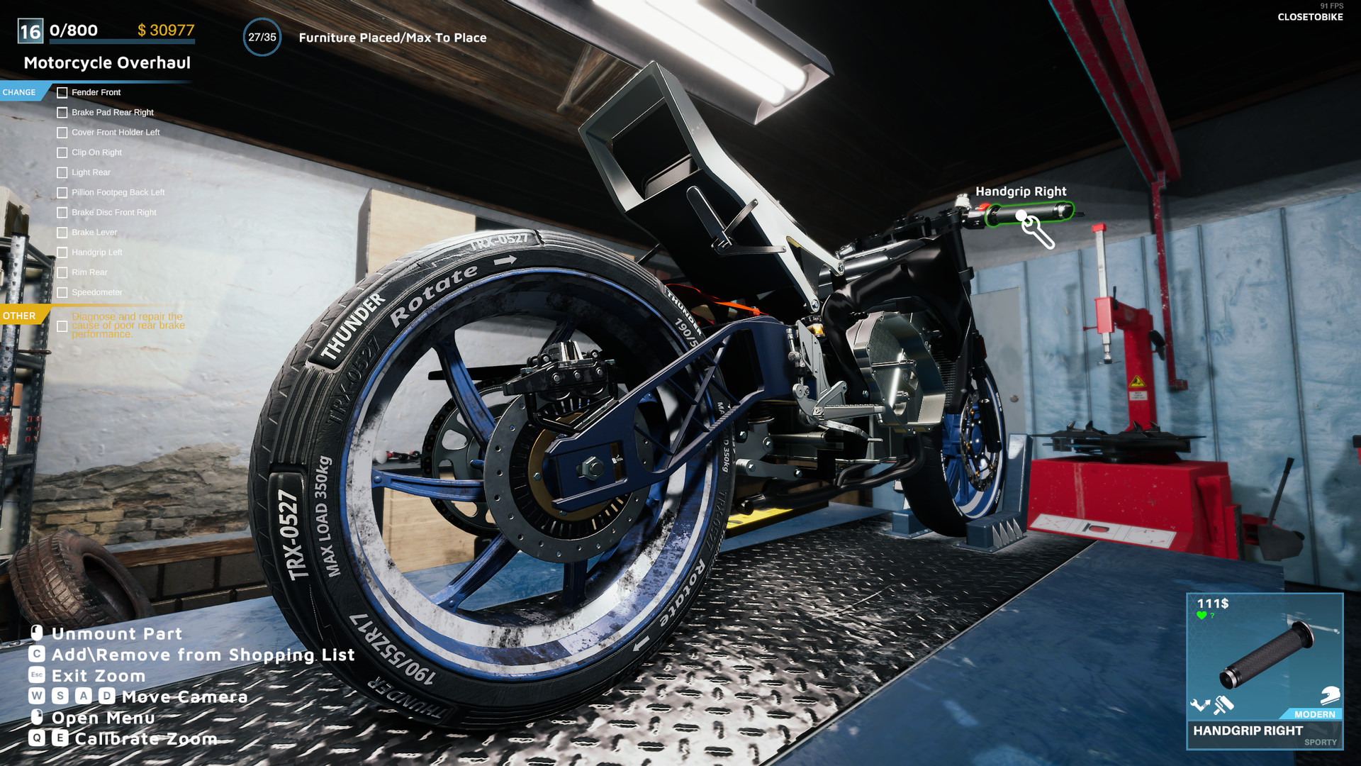 Captura: Motorcycle Mechanic Simulator 2021