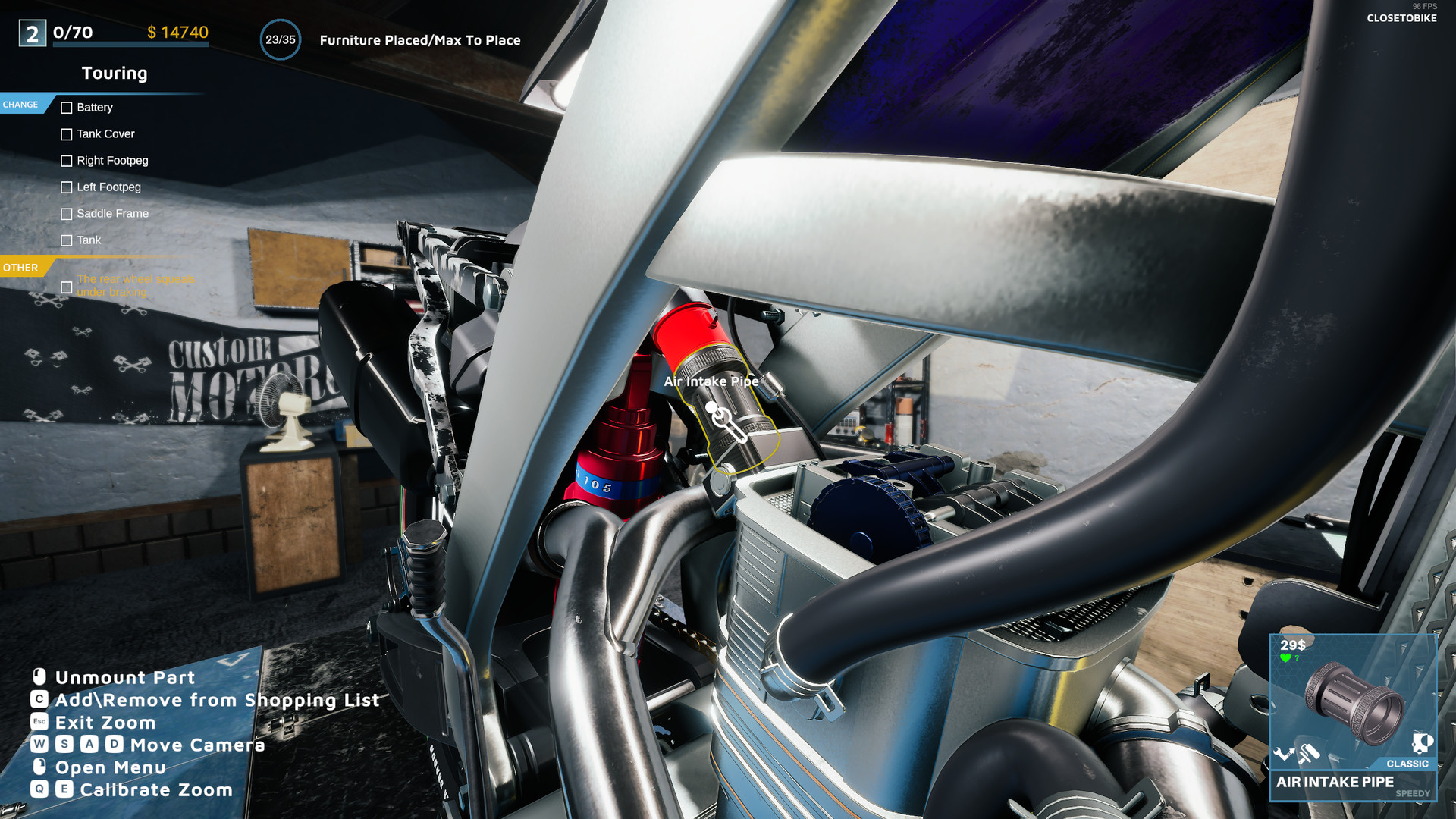 Captura: Motorcycle Mechanic Simulator 2021