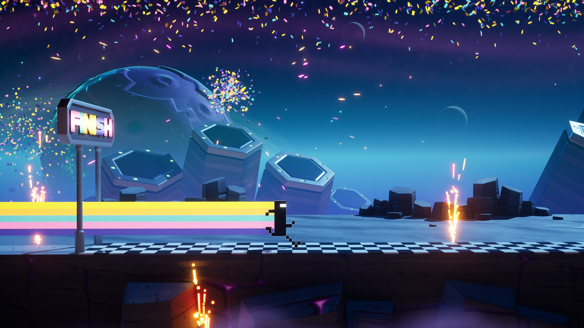 Captura: BIT.TRIP RERUNNER