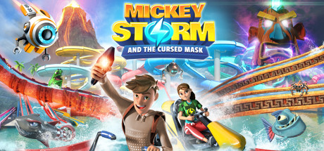 Capa: Mickey Storm and the Cursed Mask