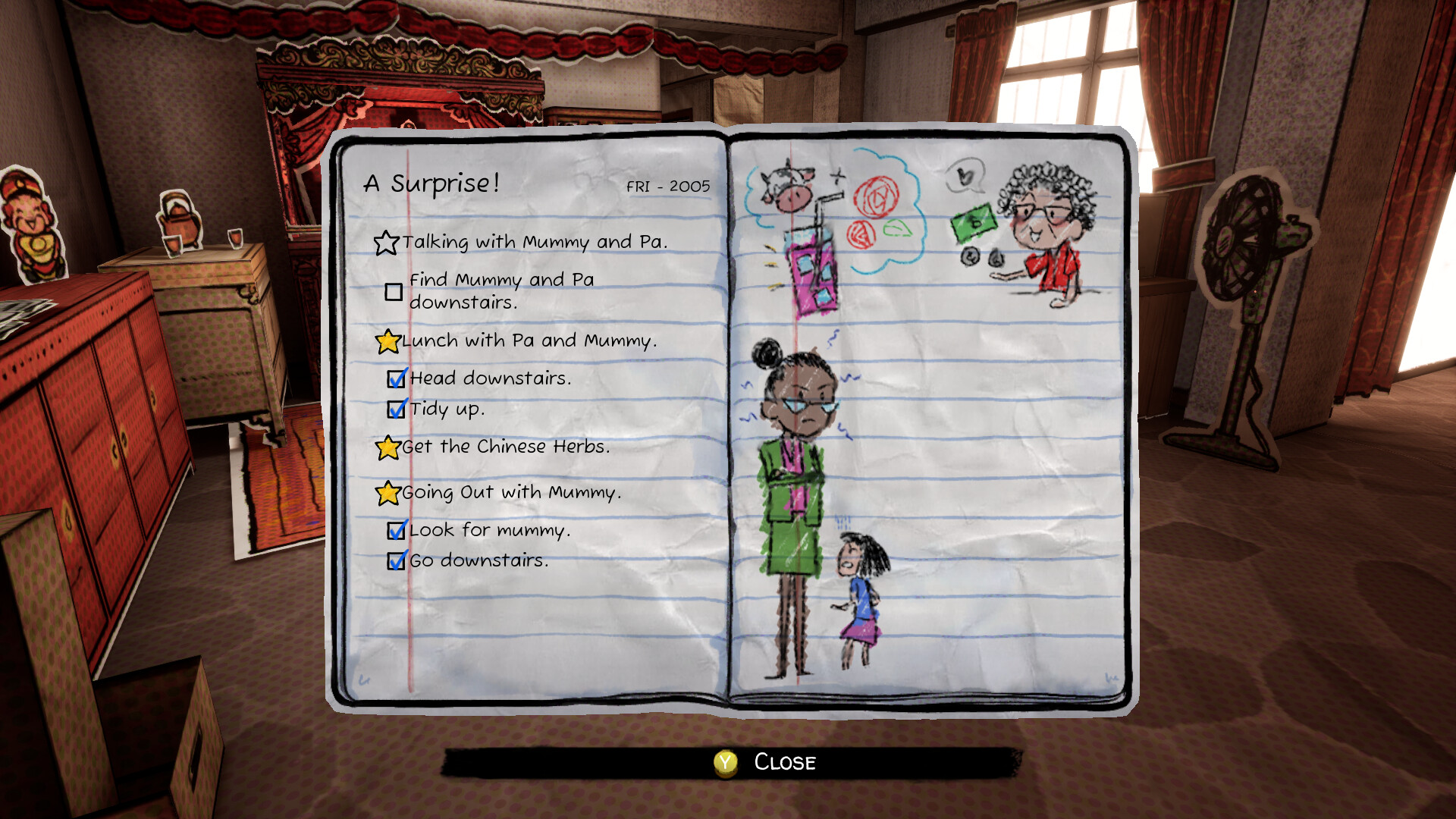 Captura: Paper Ghost Stories: Third Eye Open