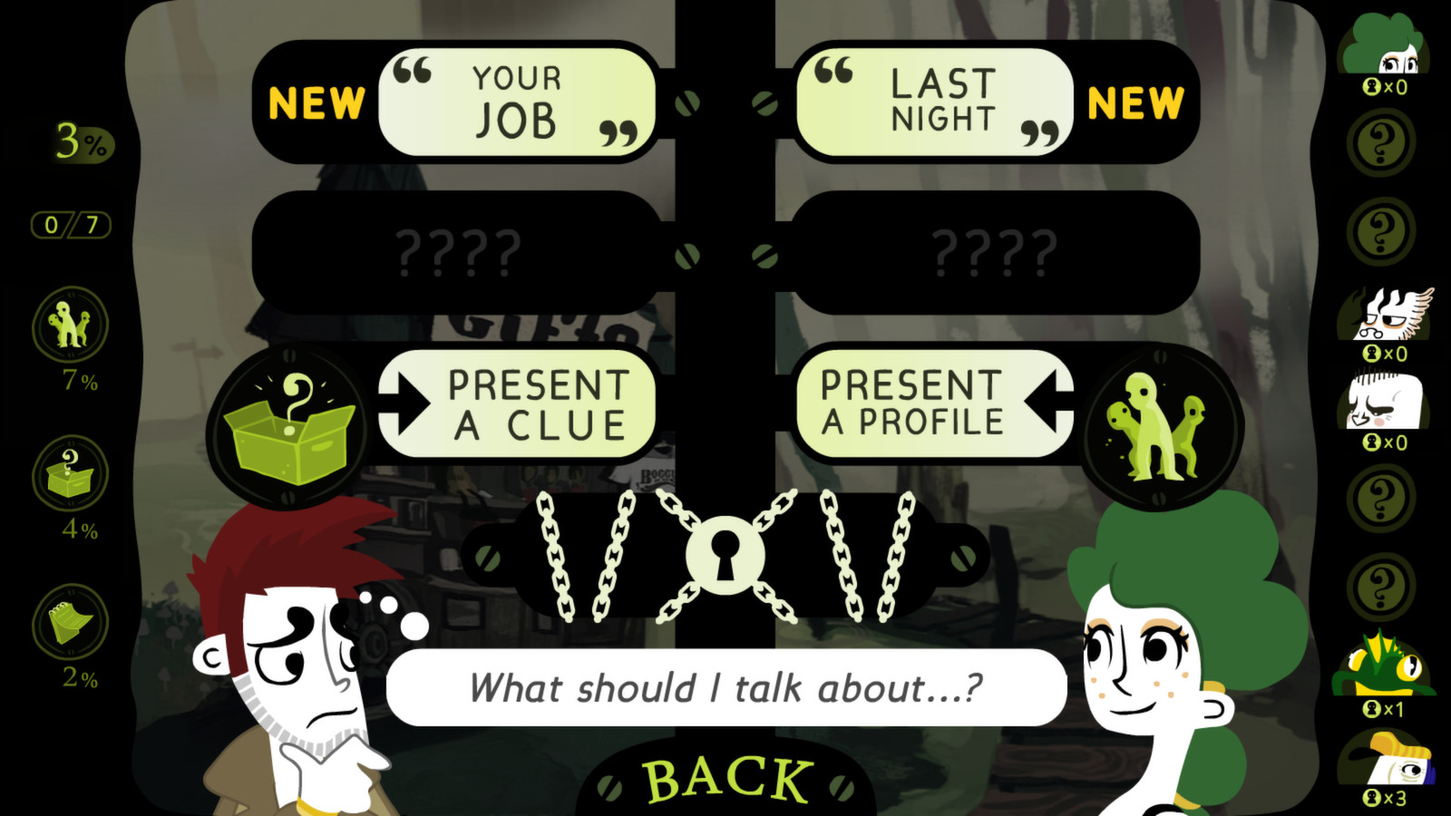 Captura 6: Detective Grimoire