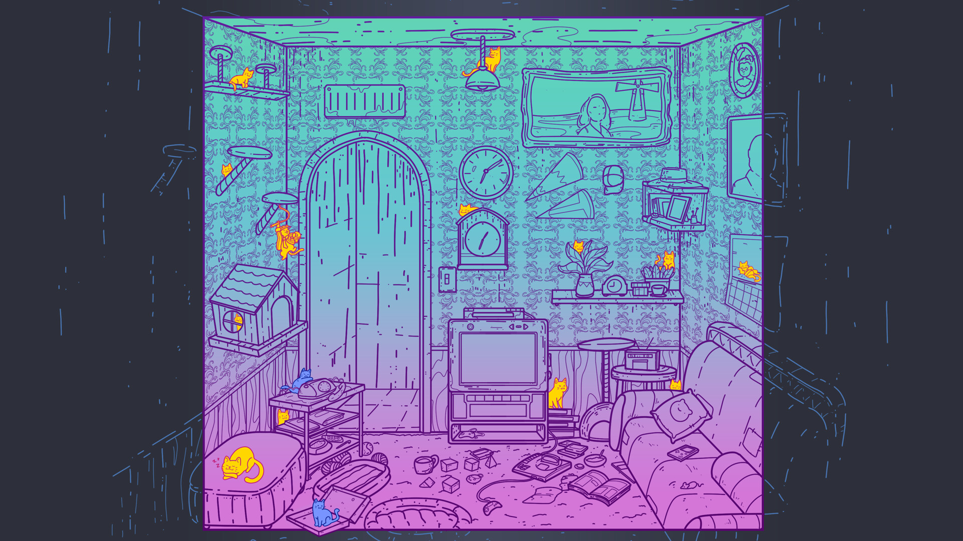 Captura 7: A Tower Full of Cats