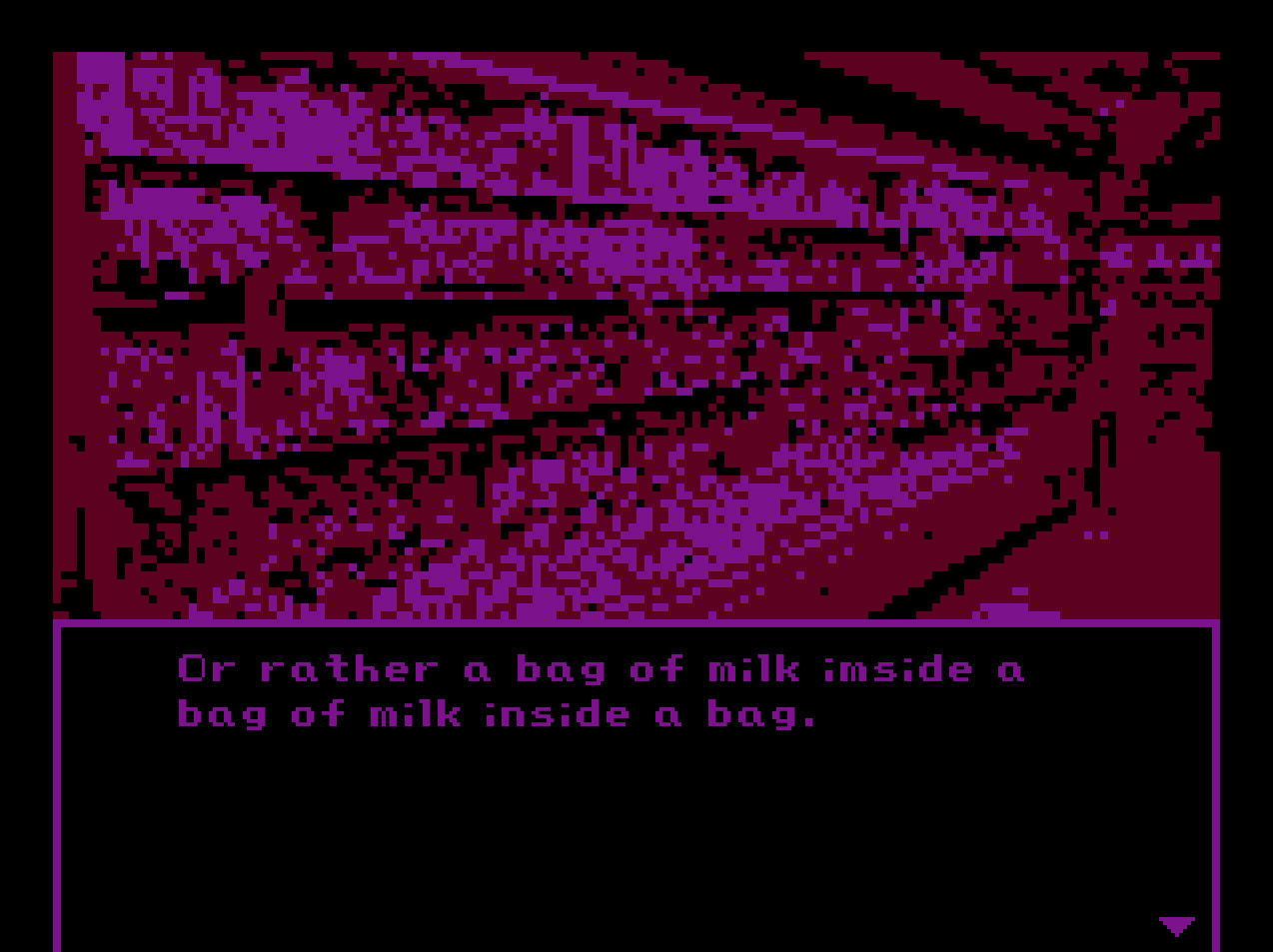 Captura: Milk inside a bag of milk inside a bag of milk
