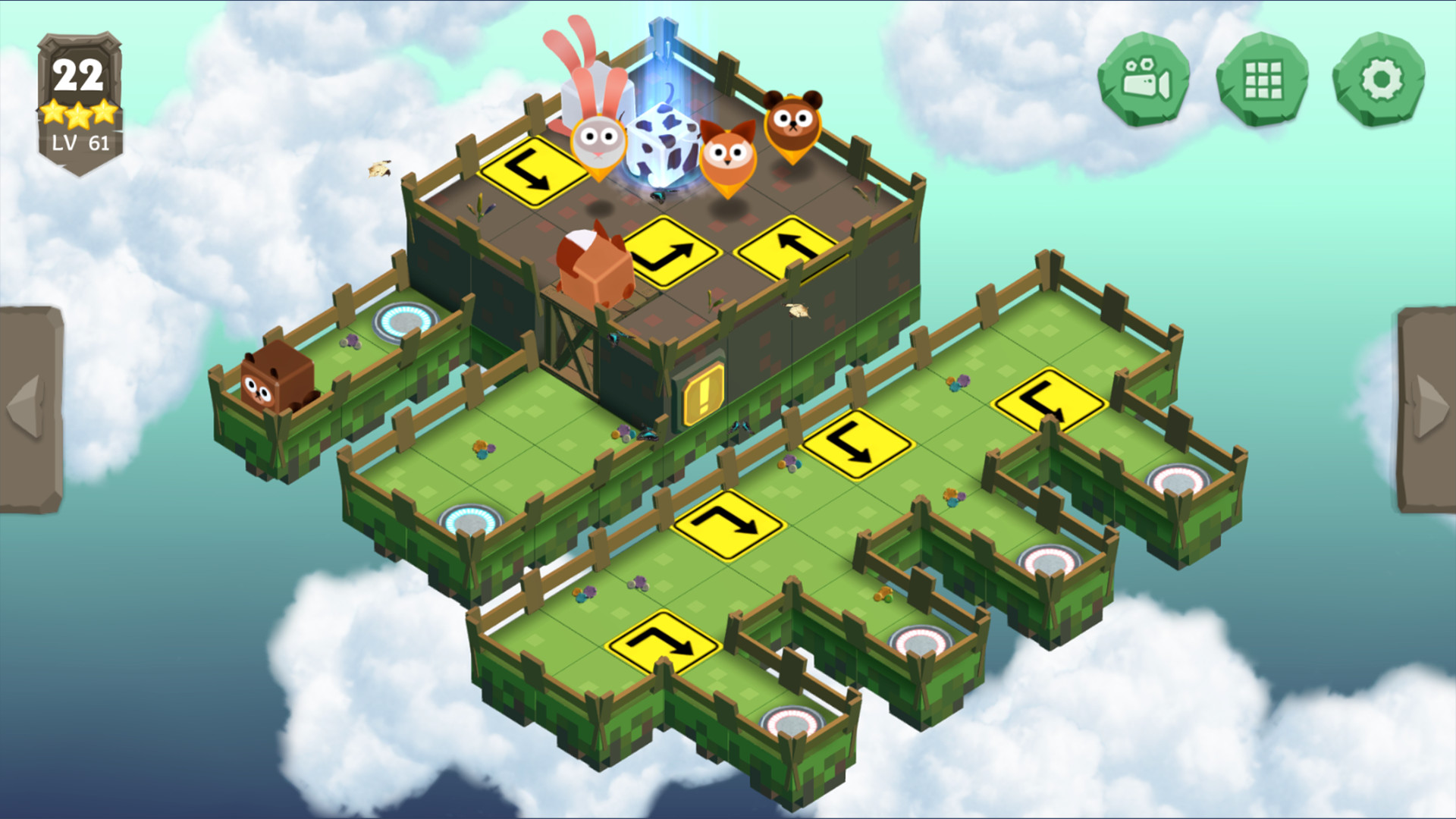 Captura: Cubicity: Slide puzzle