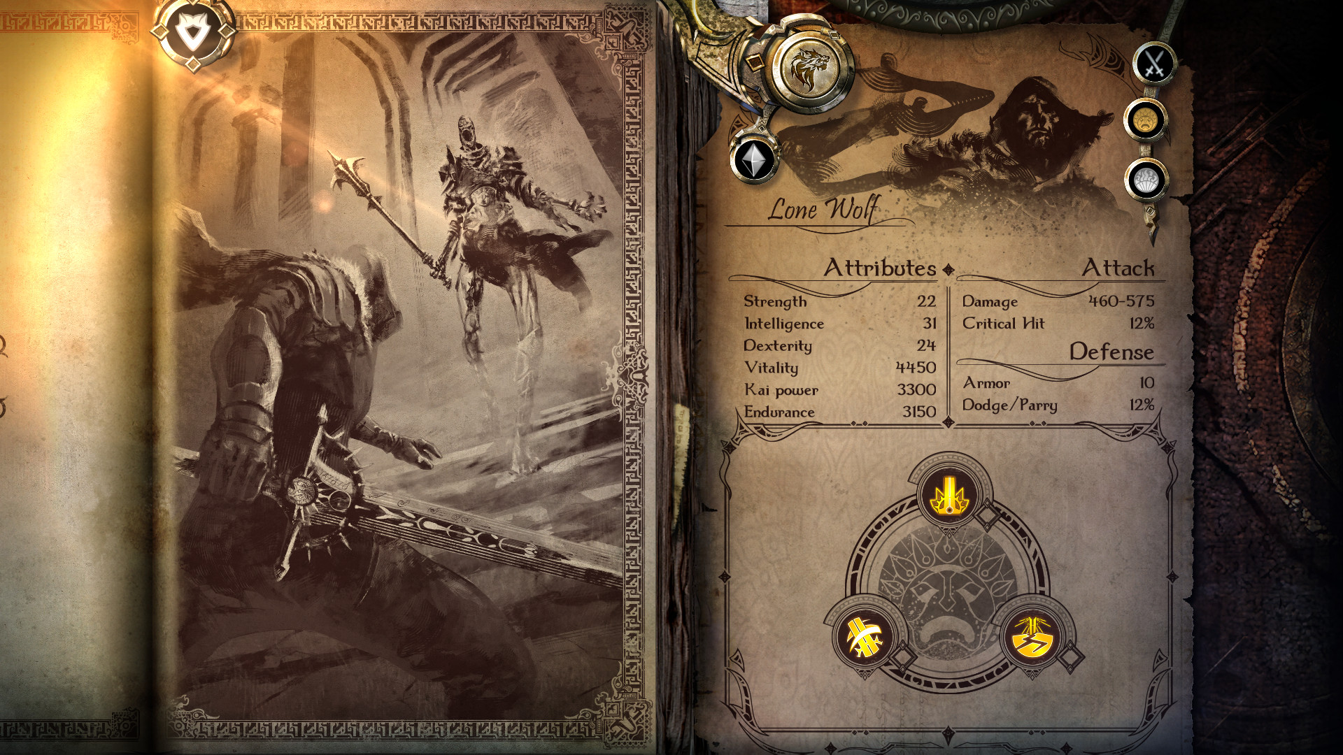 Captura: Joe Dever's Lone Wolf HD Remastered