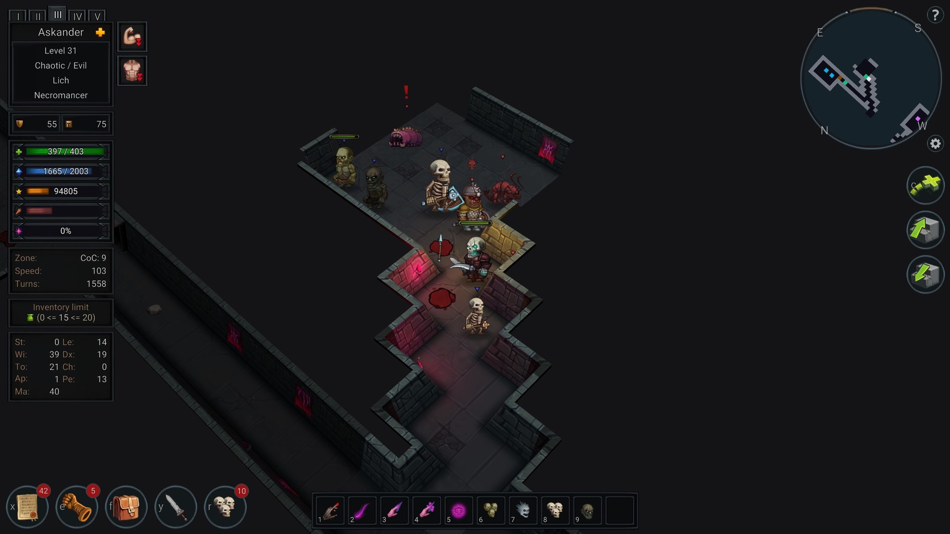 Captura 11: Ultimate ADOM - Caverns of Chaos