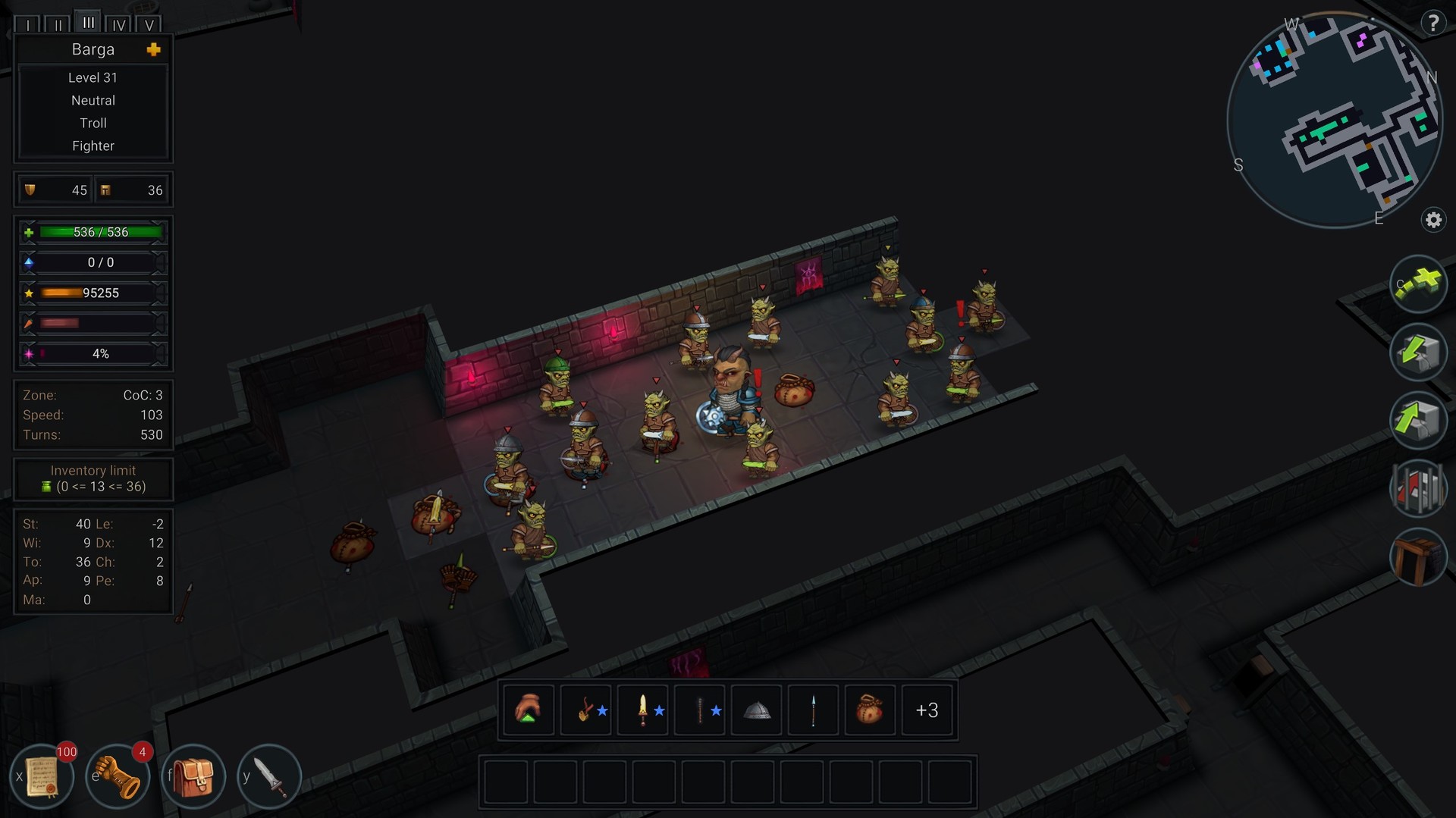 Captura 12: Ultimate ADOM - Caverns of Chaos