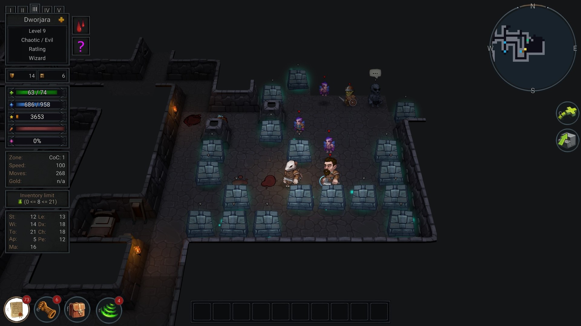 Captura 8: Ultimate ADOM - Caverns of Chaos