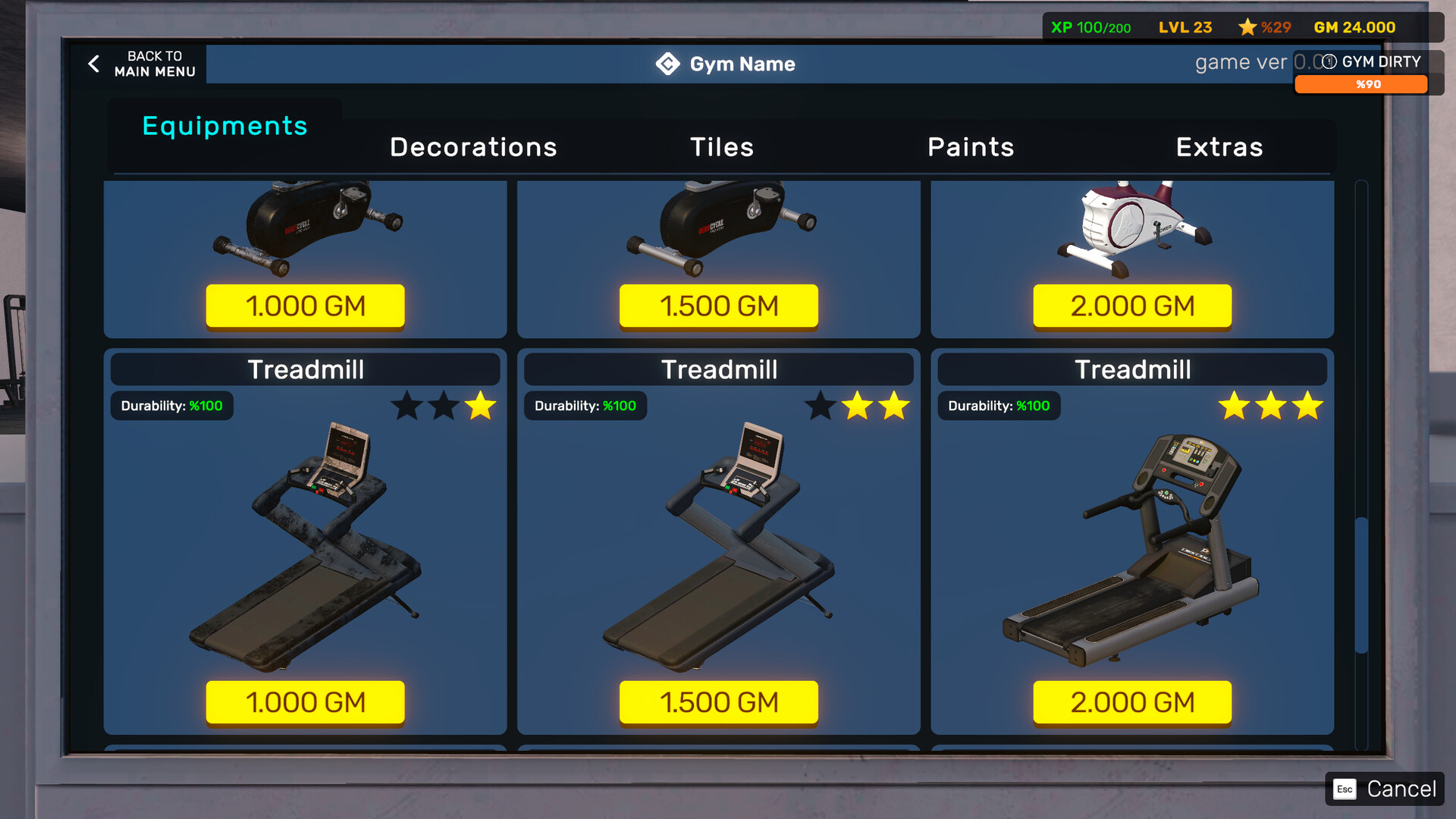 Captura 13: Gym Simulator 24