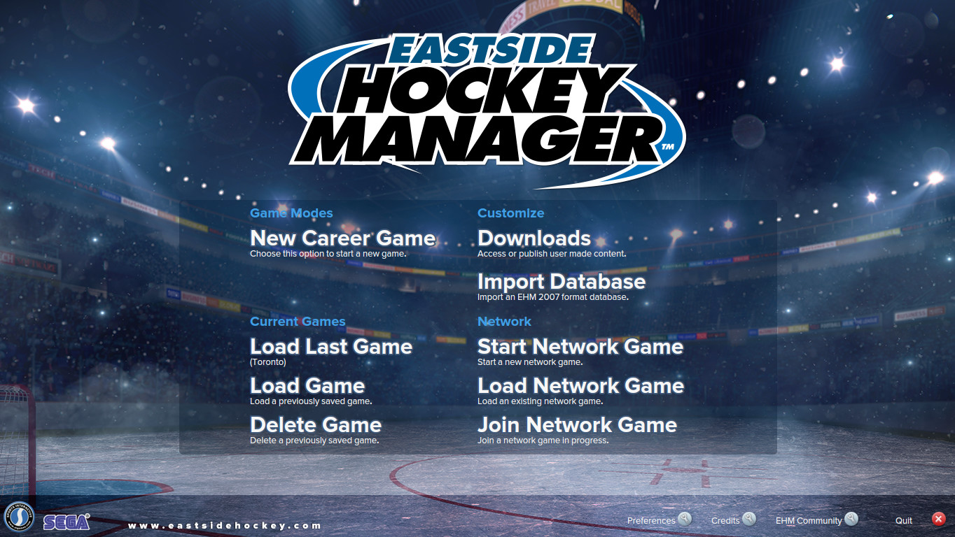 Captura: Eastside Hockey Manager