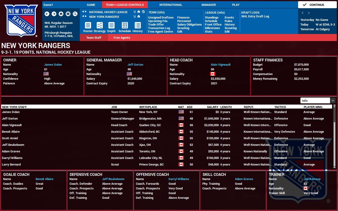 Captura 13: Franchise Hockey Manager 4