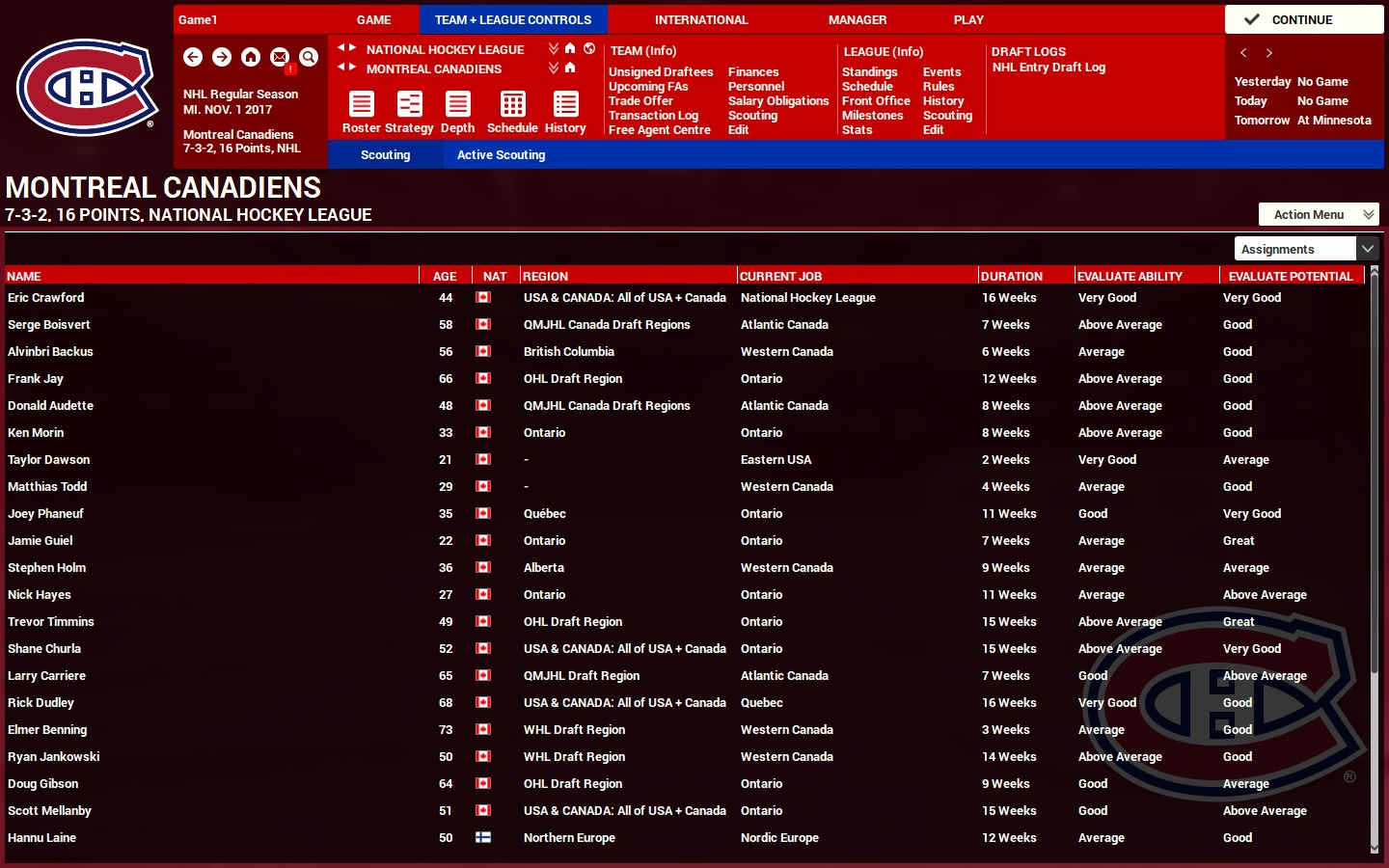 Captura 16: Franchise Hockey Manager 4