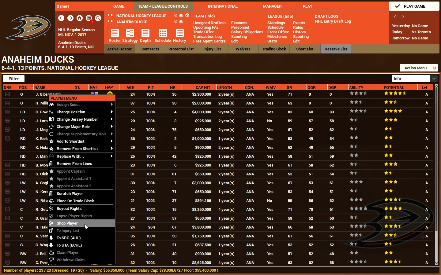 Captura 17: Franchise Hockey Manager 4