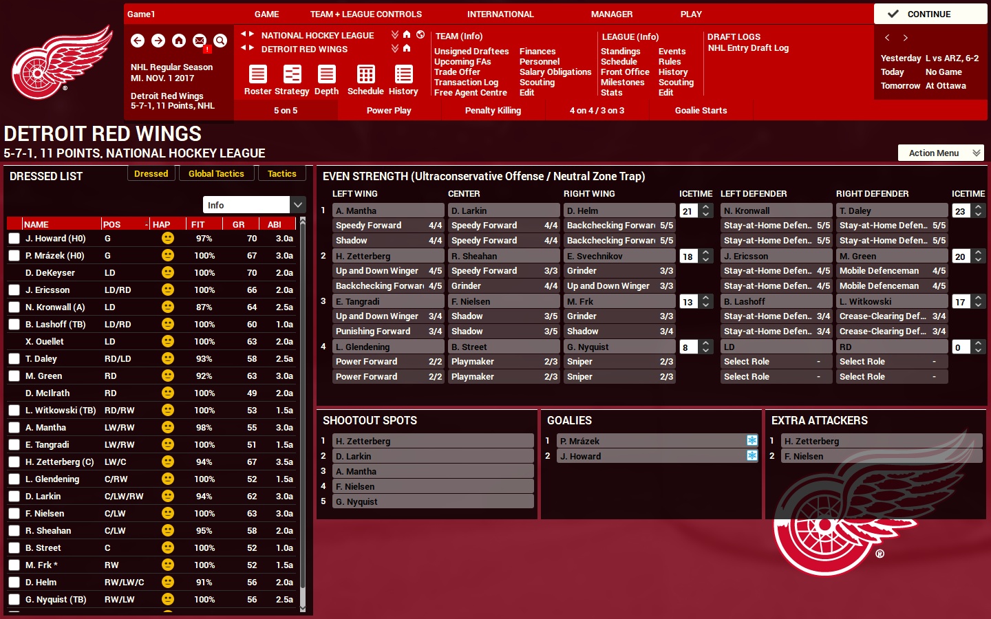 Captura 18: Franchise Hockey Manager 4