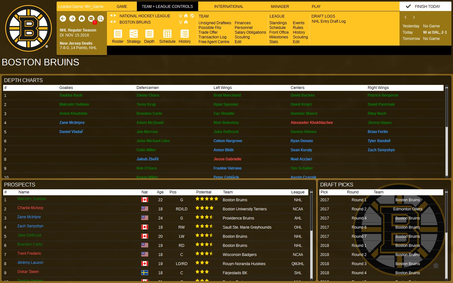 Captura 16: Franchise Hockey Manager 3
