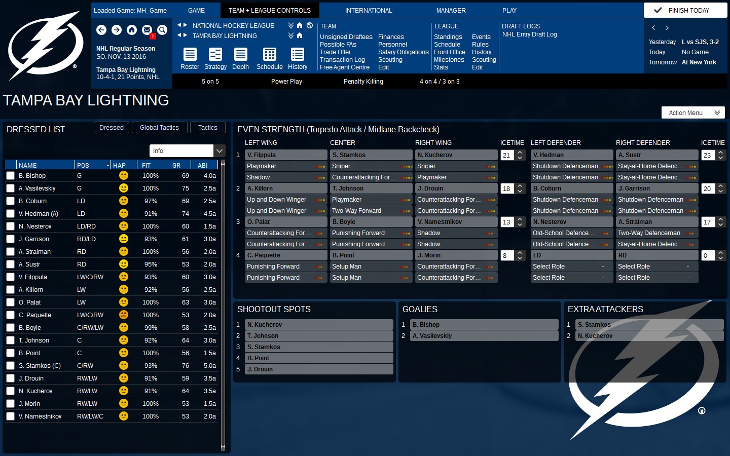 Captura 18: Franchise Hockey Manager 3