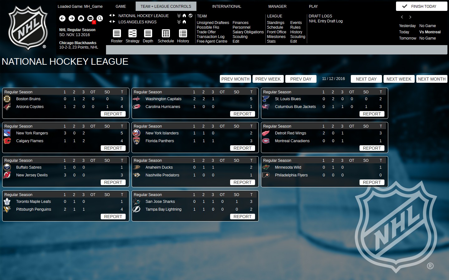 Captura 7: Franchise Hockey Manager 3