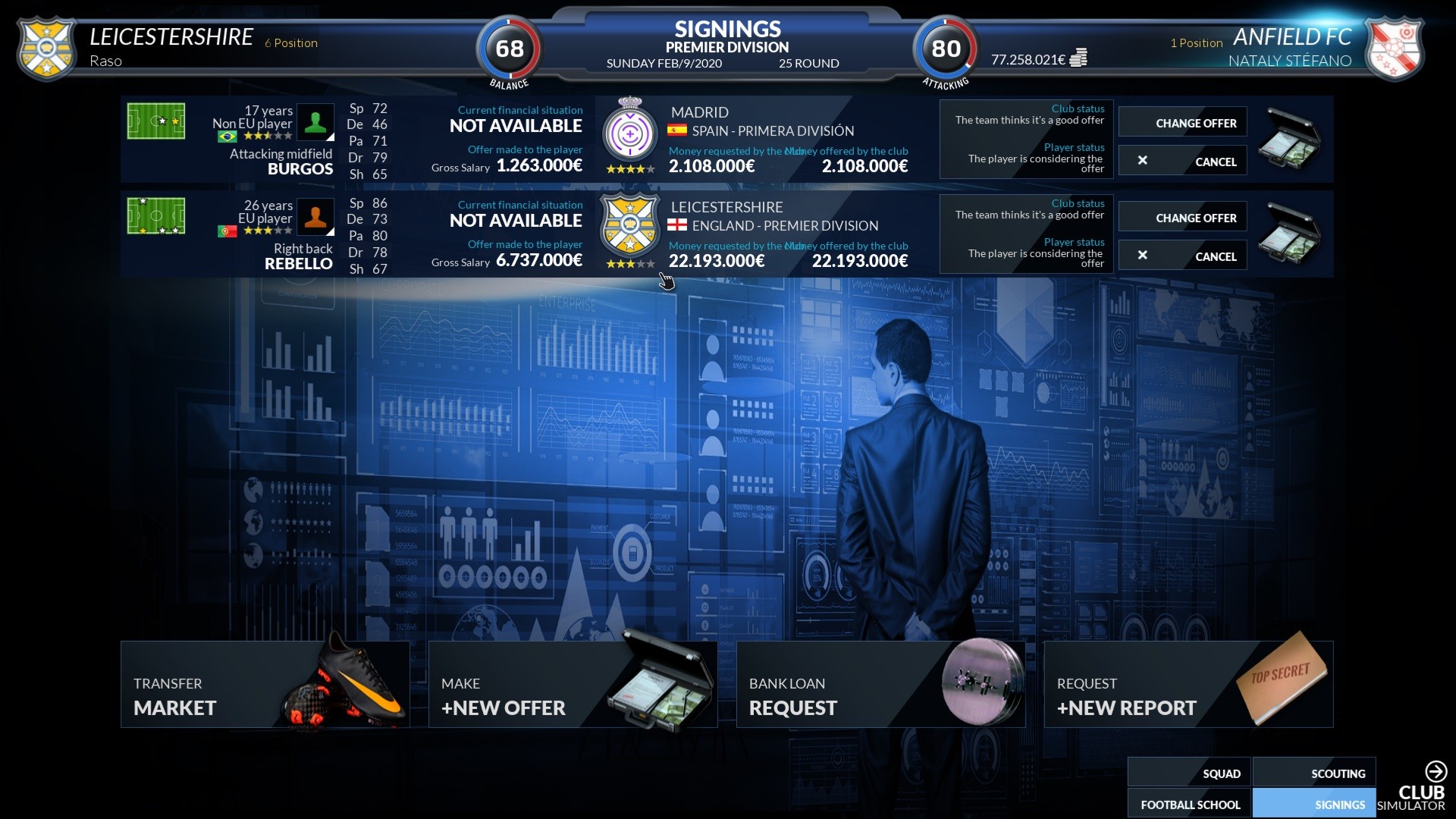 Captura 19: Football Club Simulator - FCS #21