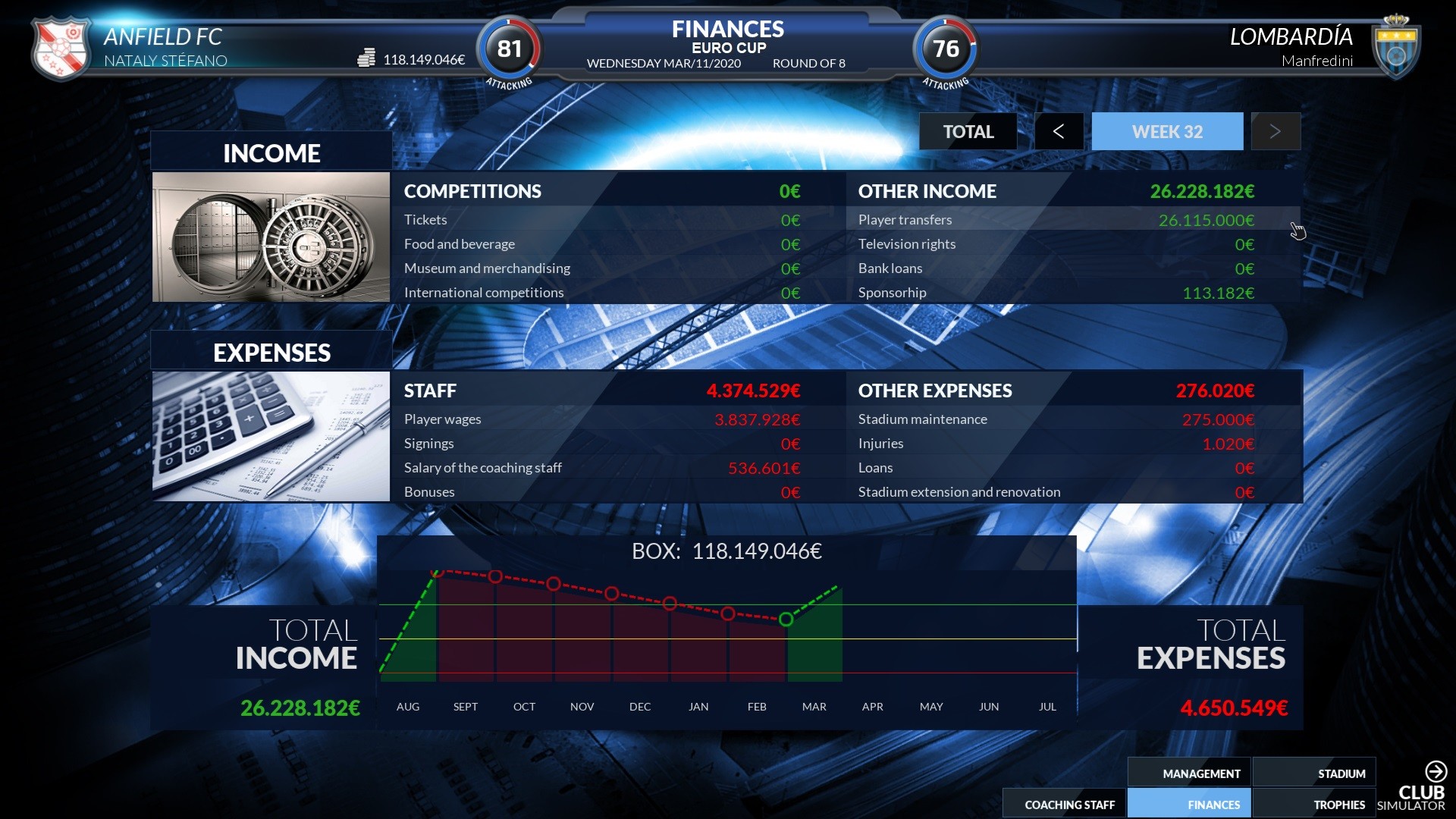 Captura 23: Football Club Simulator - FCS #21