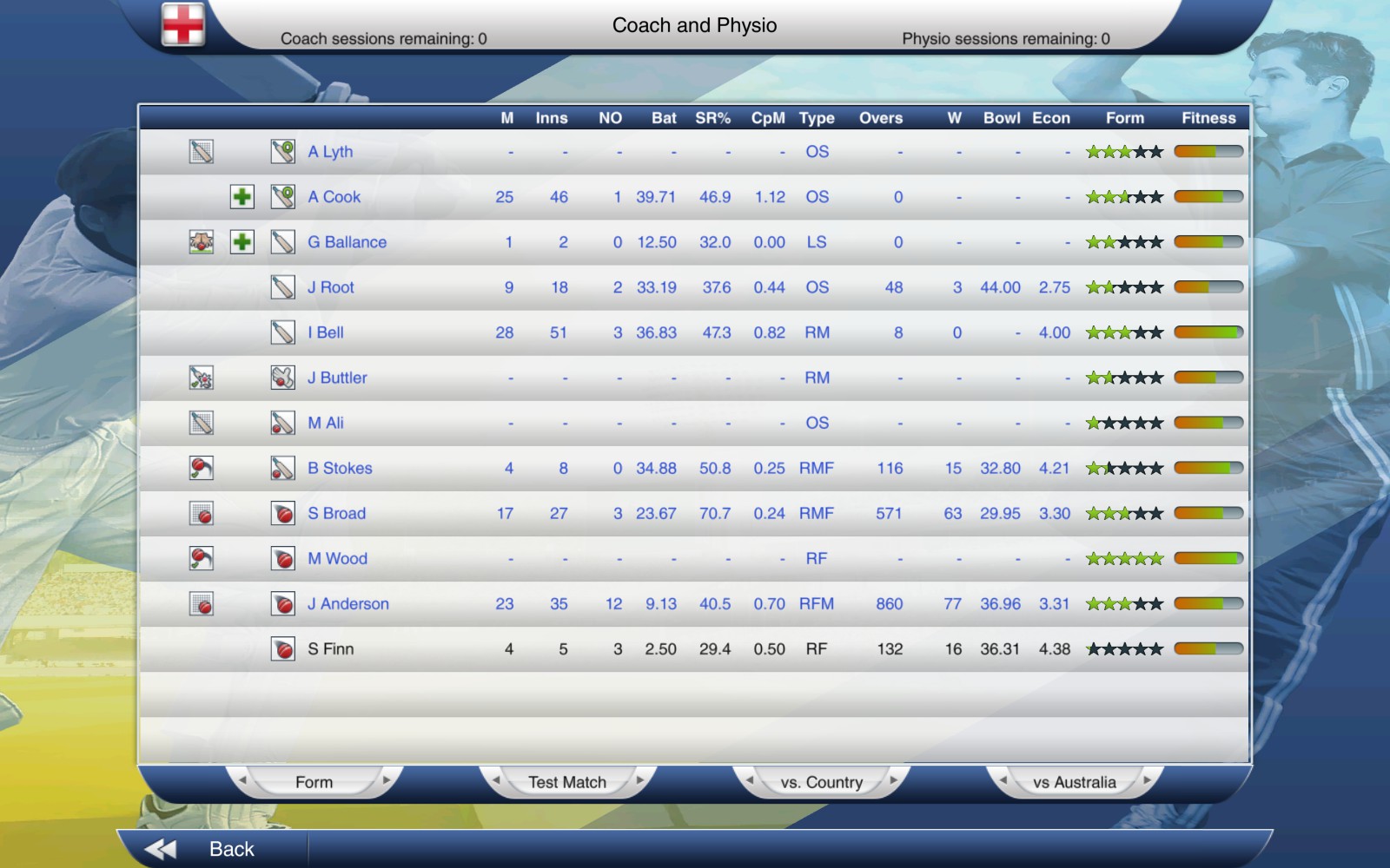 Captura 17: Cricket Captain 2015