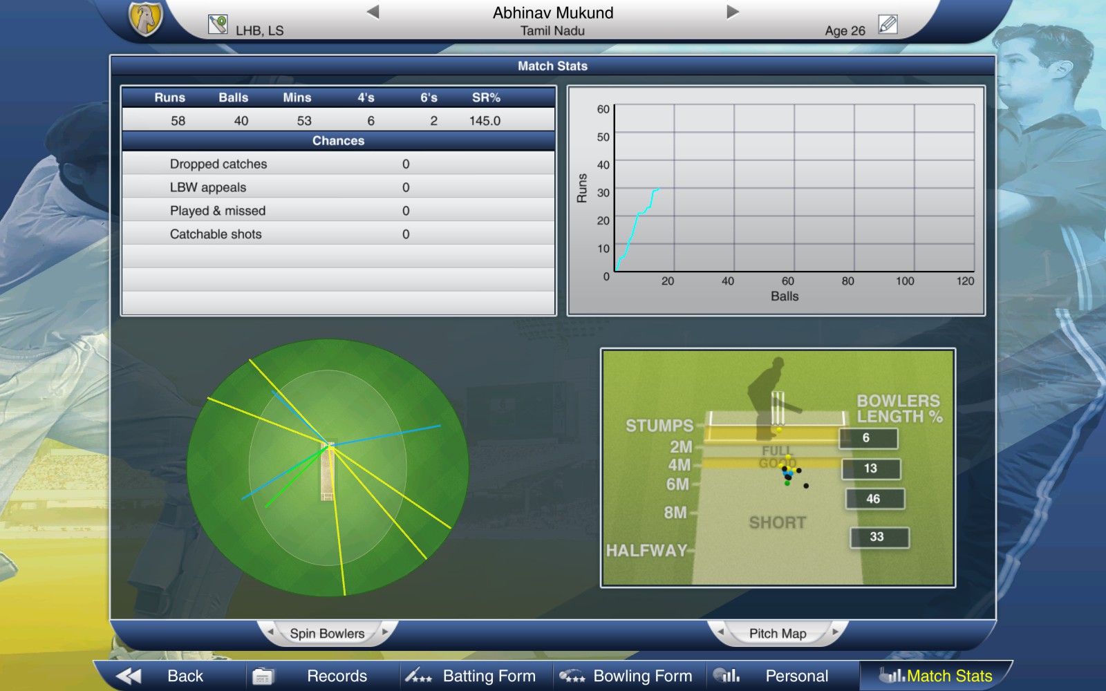 Captura 8: Cricket Captain 2015