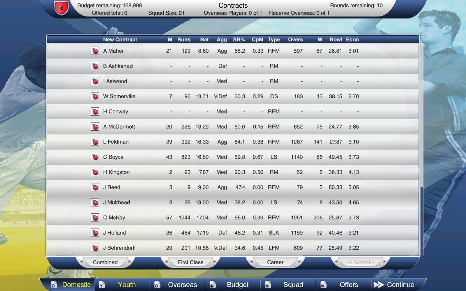 Captura 9: Cricket Captain 2015