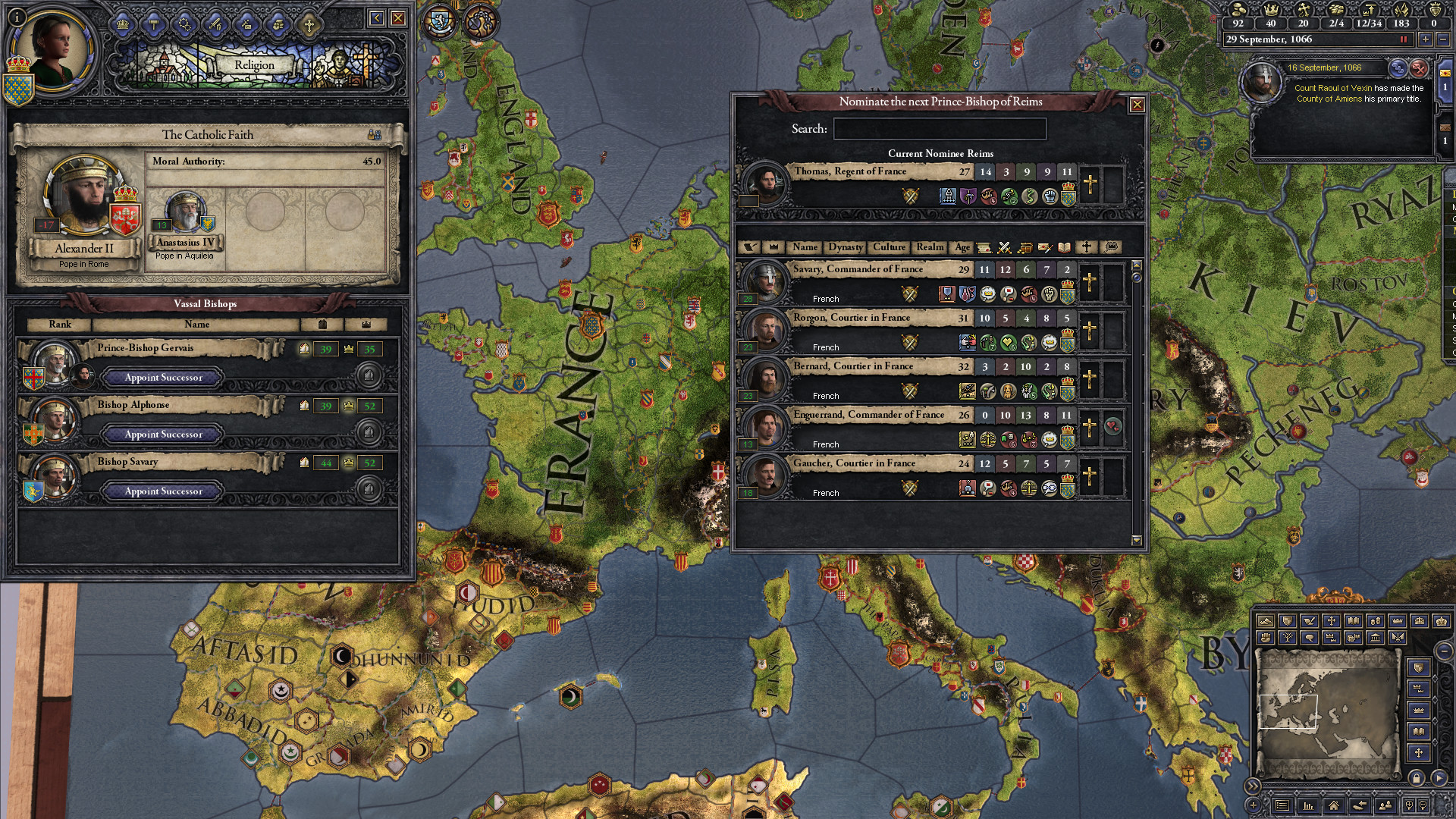 Captura 10: Crusader Kings II