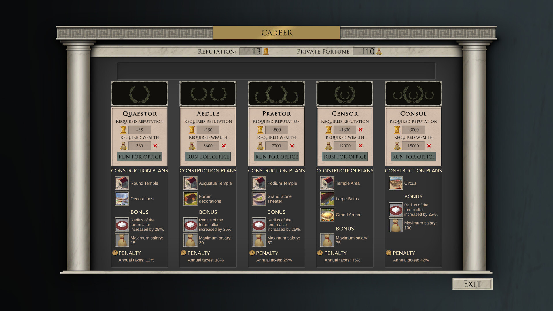 Captura 10: Pax Augusta