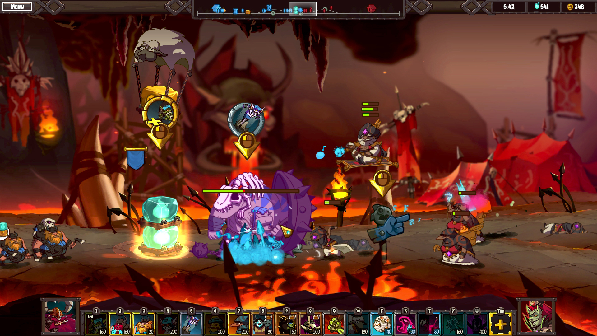 Captura: Swords and Soldiers 2 Shawarmageddon