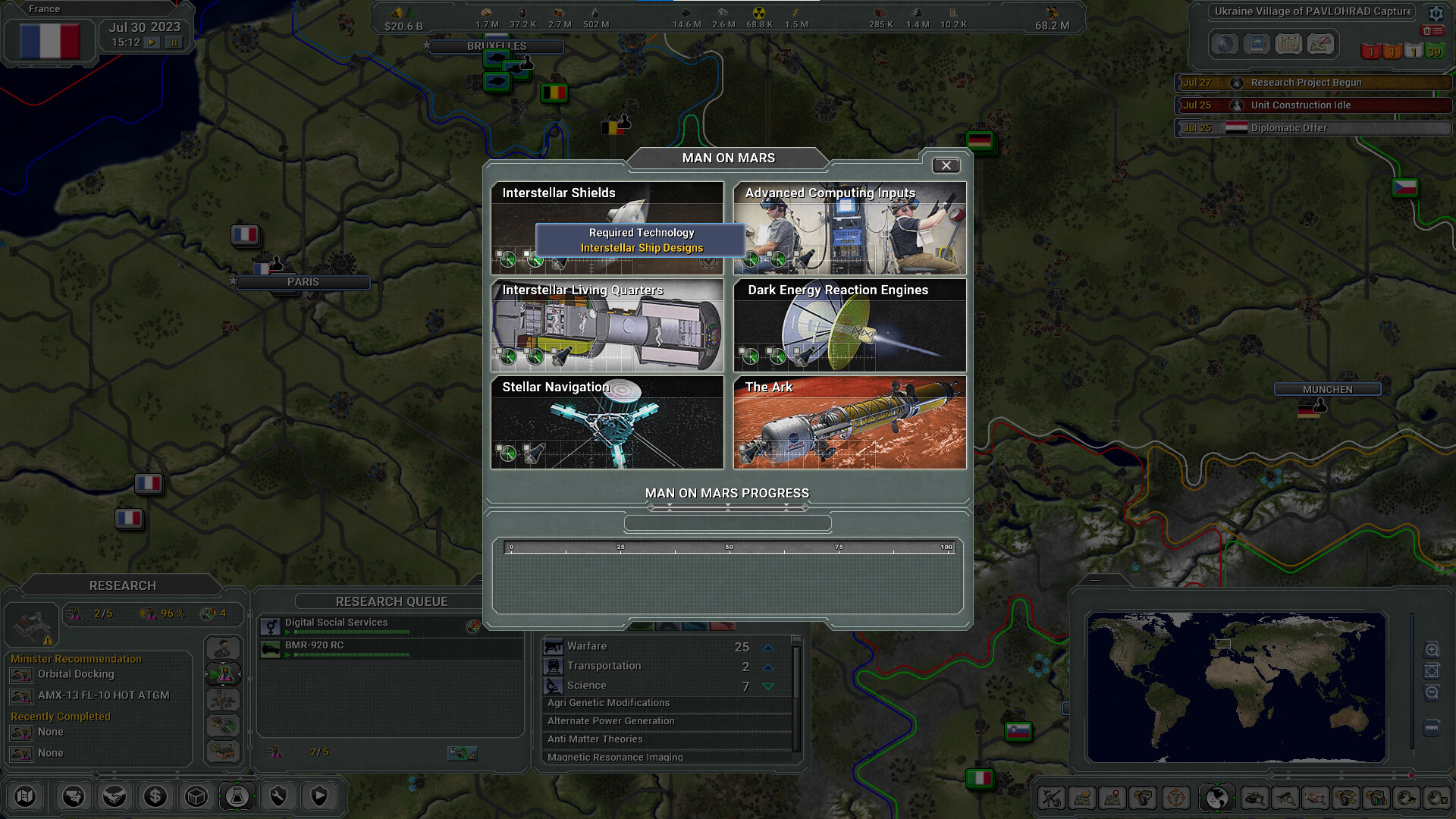 Captura 11: Supreme Ruler 2030