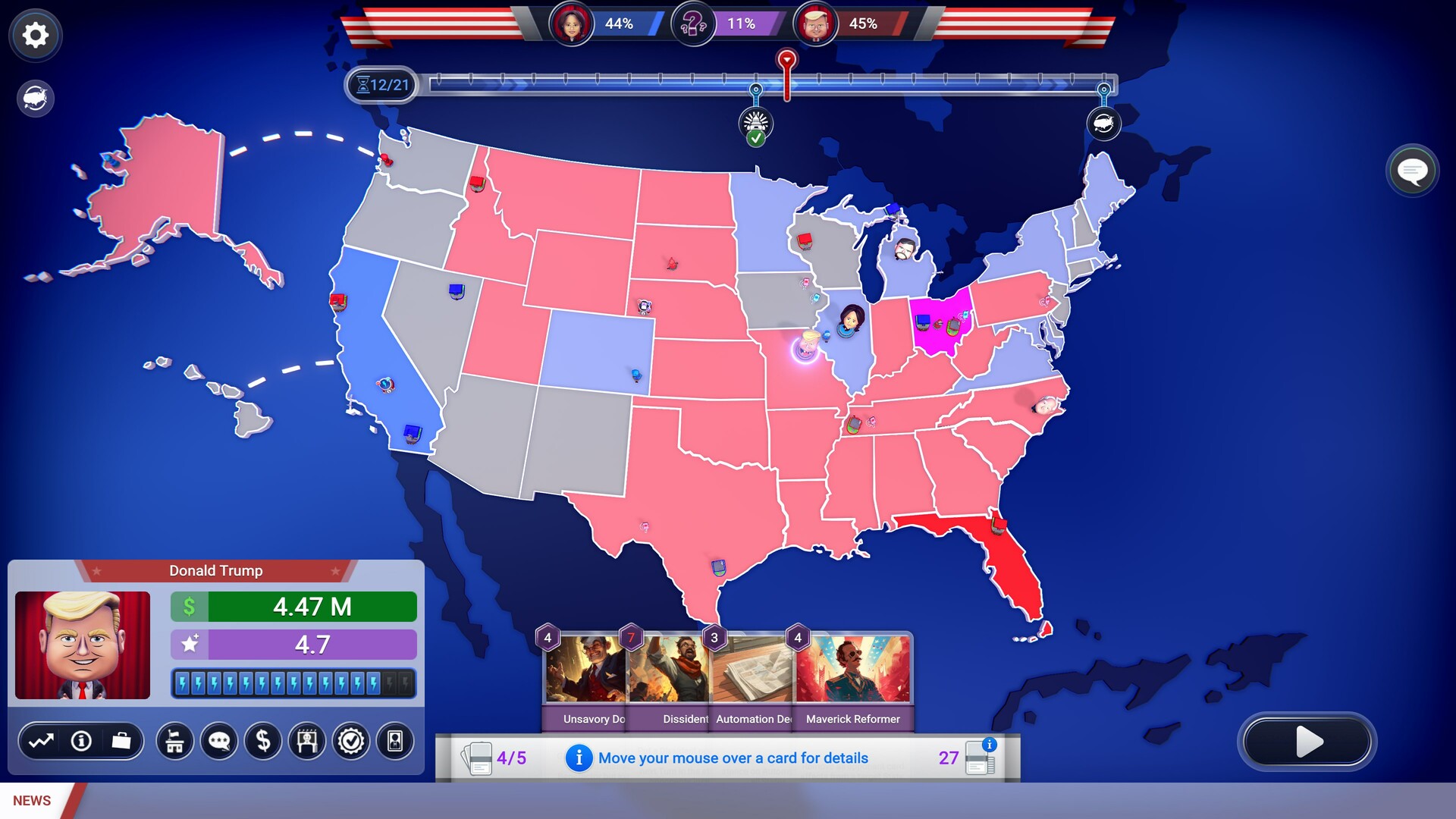 Captura 6: The Political Machine 2024