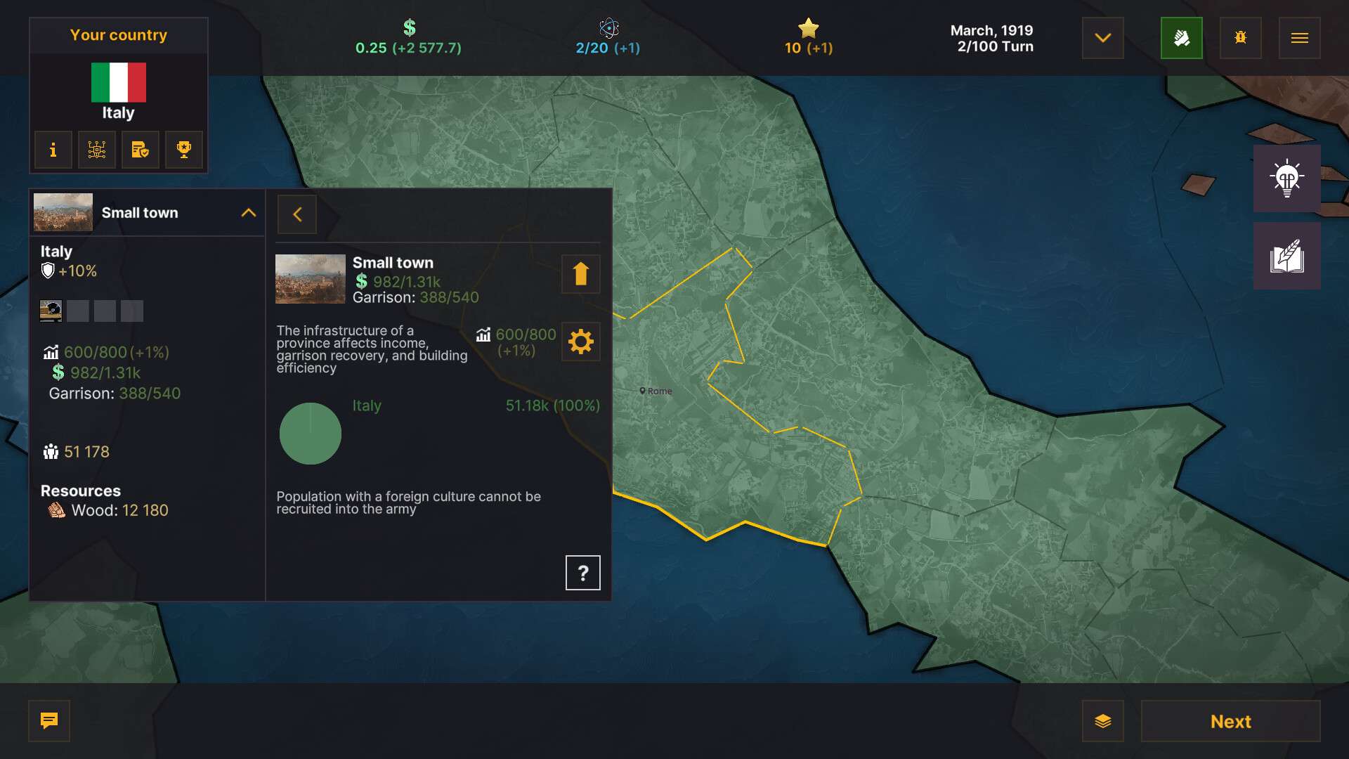 Captura 10: Warnament