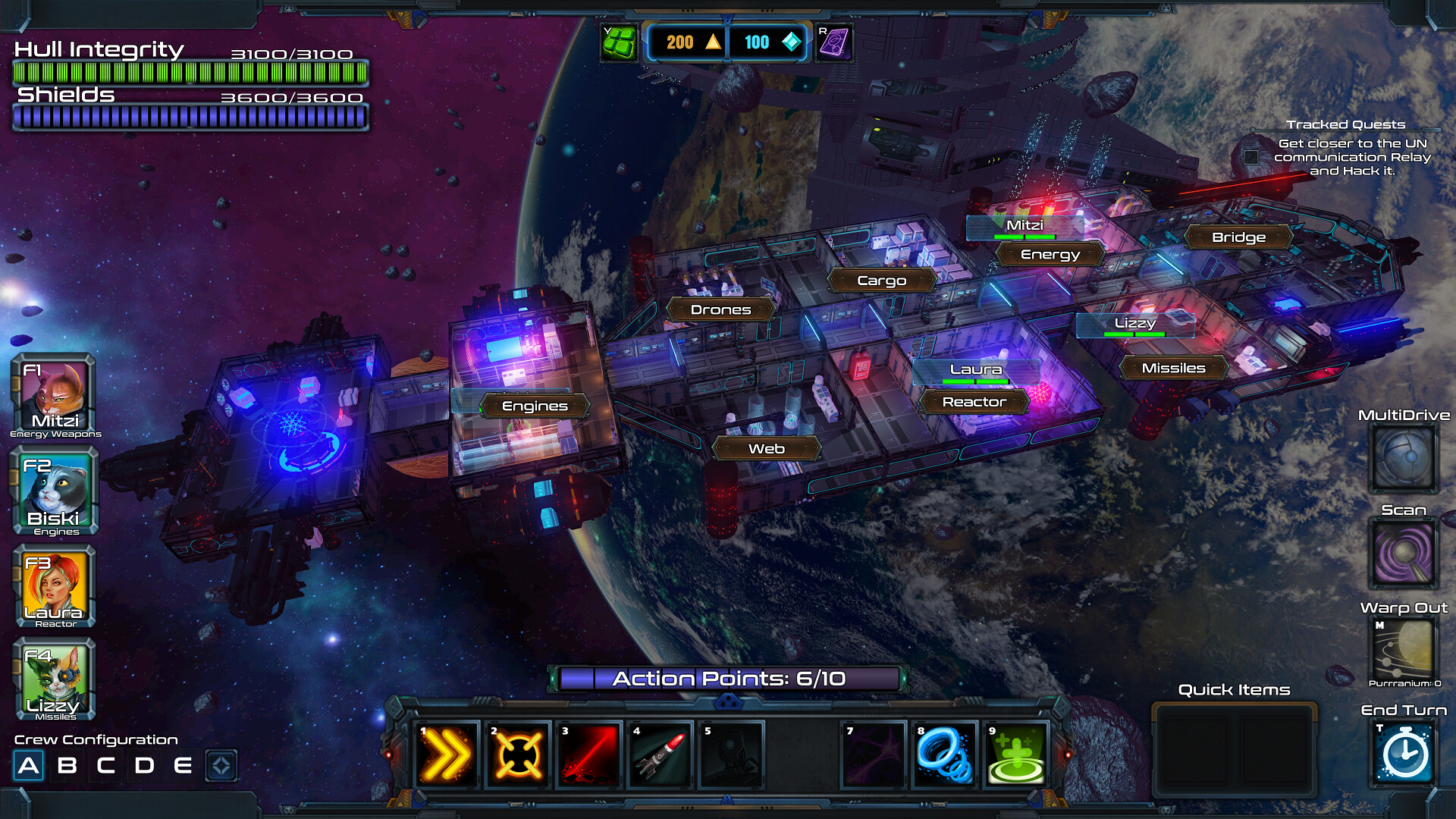 Captura: Space Cats Tactics