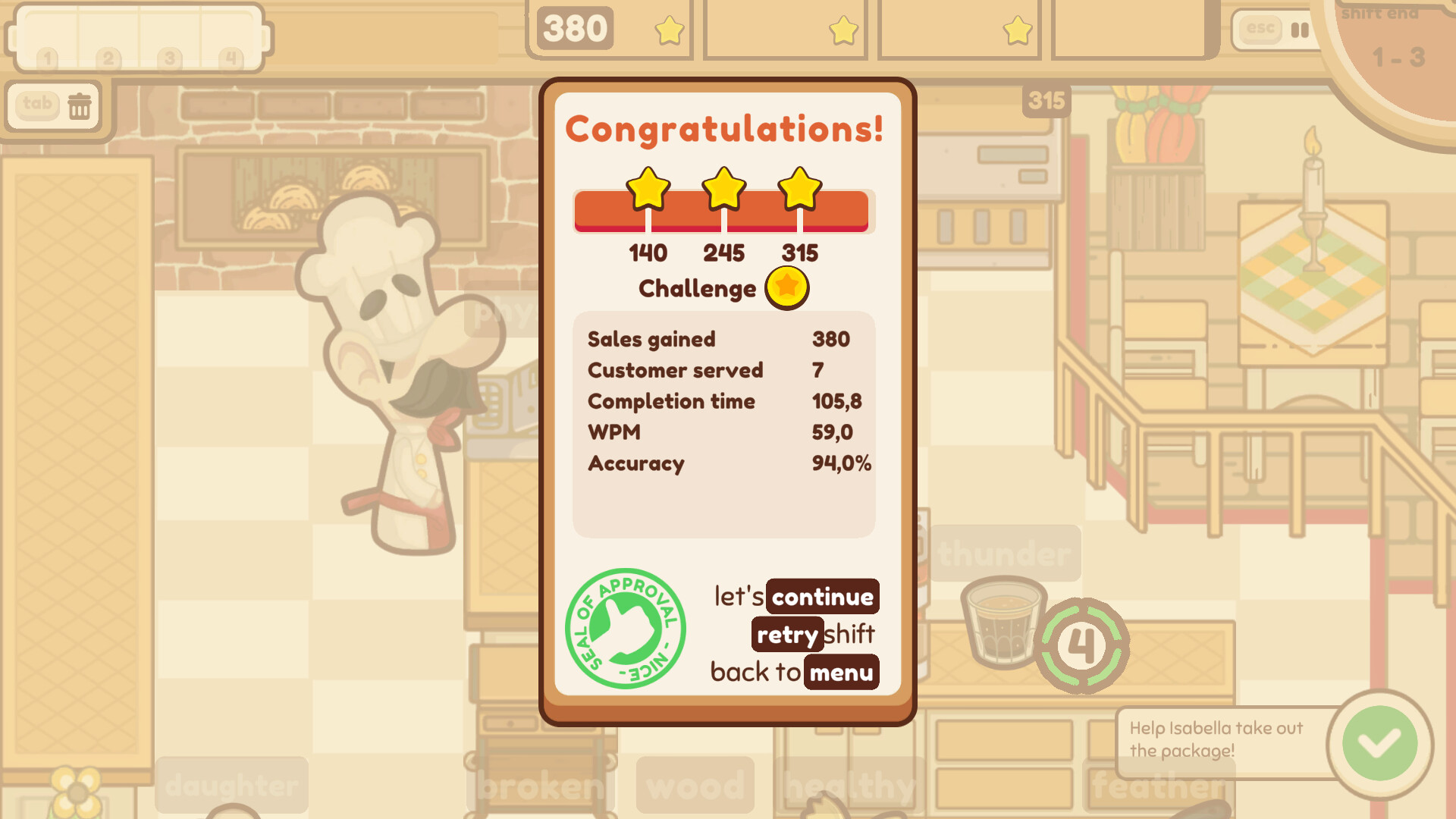 Captura 6: The Chef's Shift