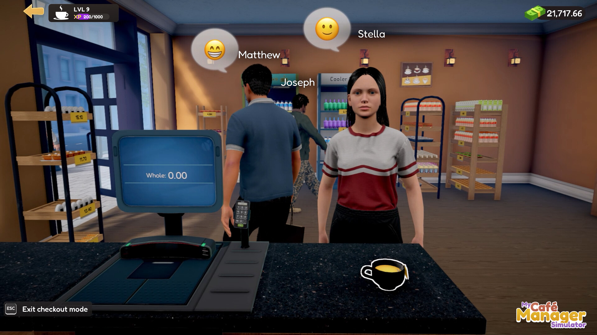 Captura: My Café Manager Simulator