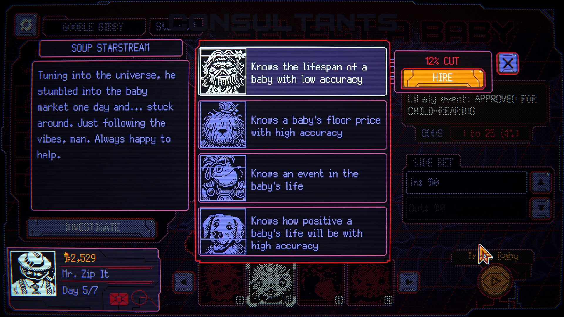 Captura 6: Space Warlord Baby Trading Simulator