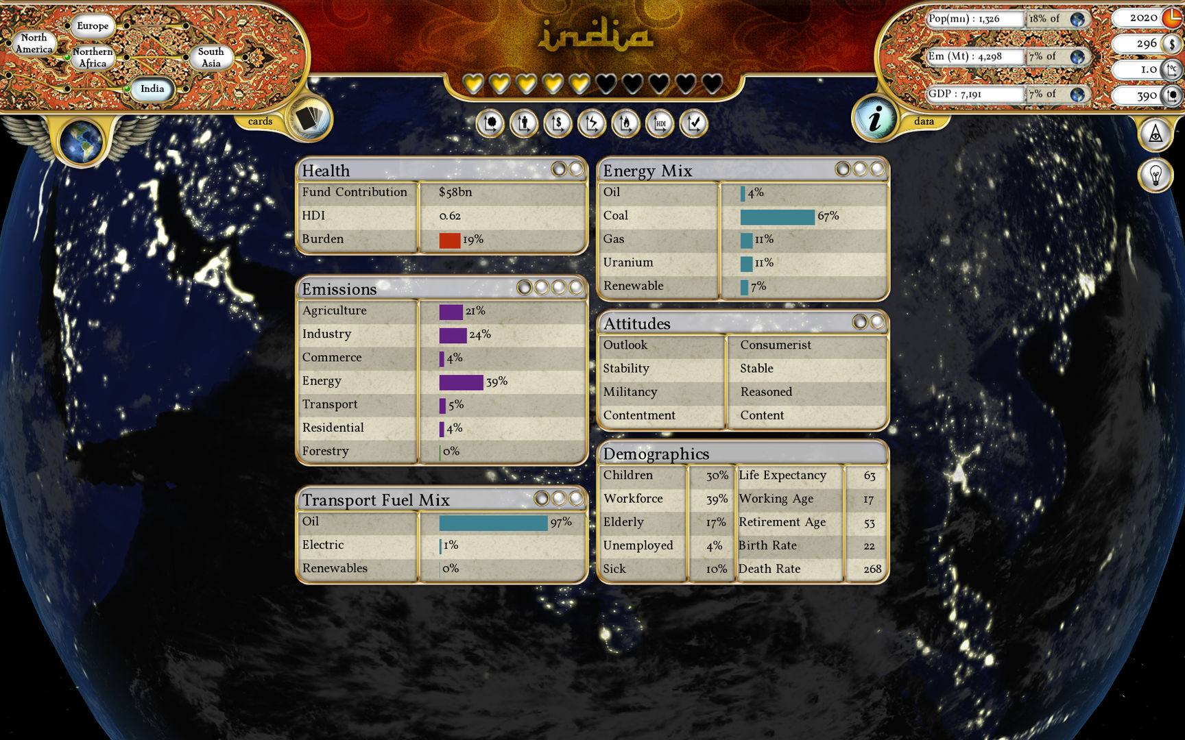 Captura 8: Fate of the World