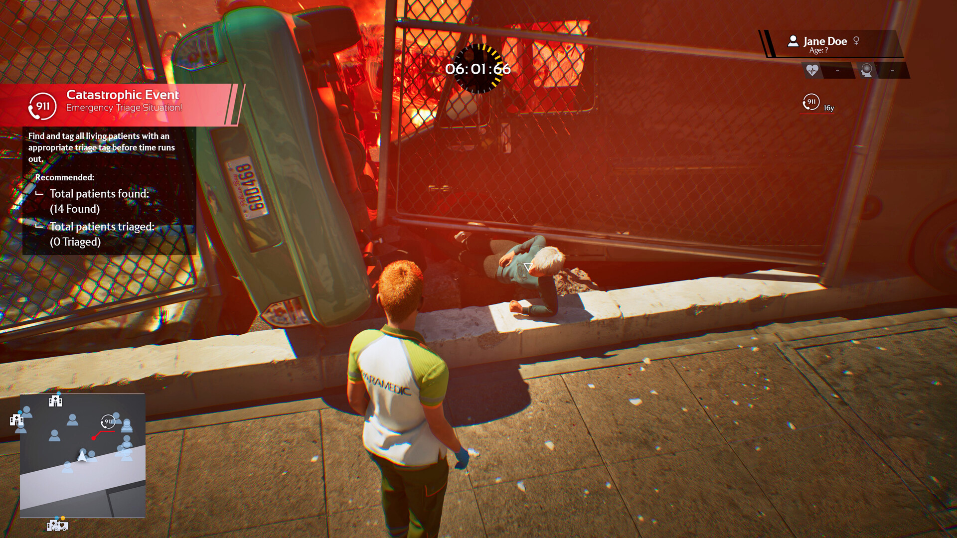 Captura: Ambulance Life: A Paramedic Simulator