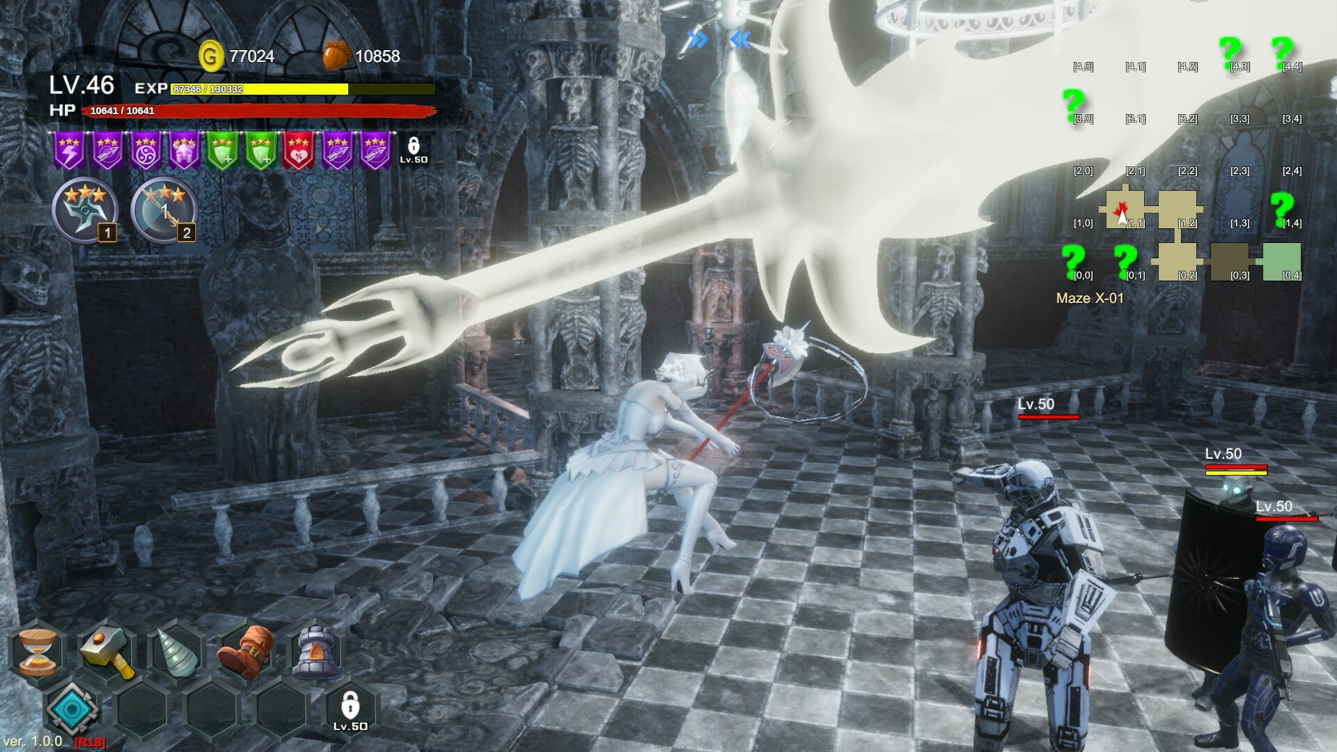 Captura: Widow in the Endless Labyrinth