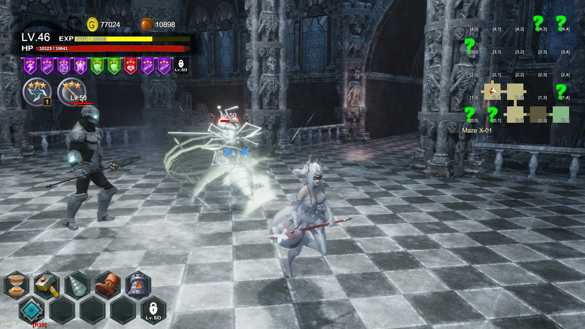 Captura: Widow in the Endless Labyrinth